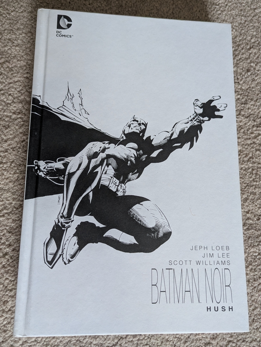 Batman Noir Hush Hardcover Graphic Novel